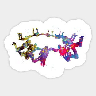 Team Group Skydiver Sticker